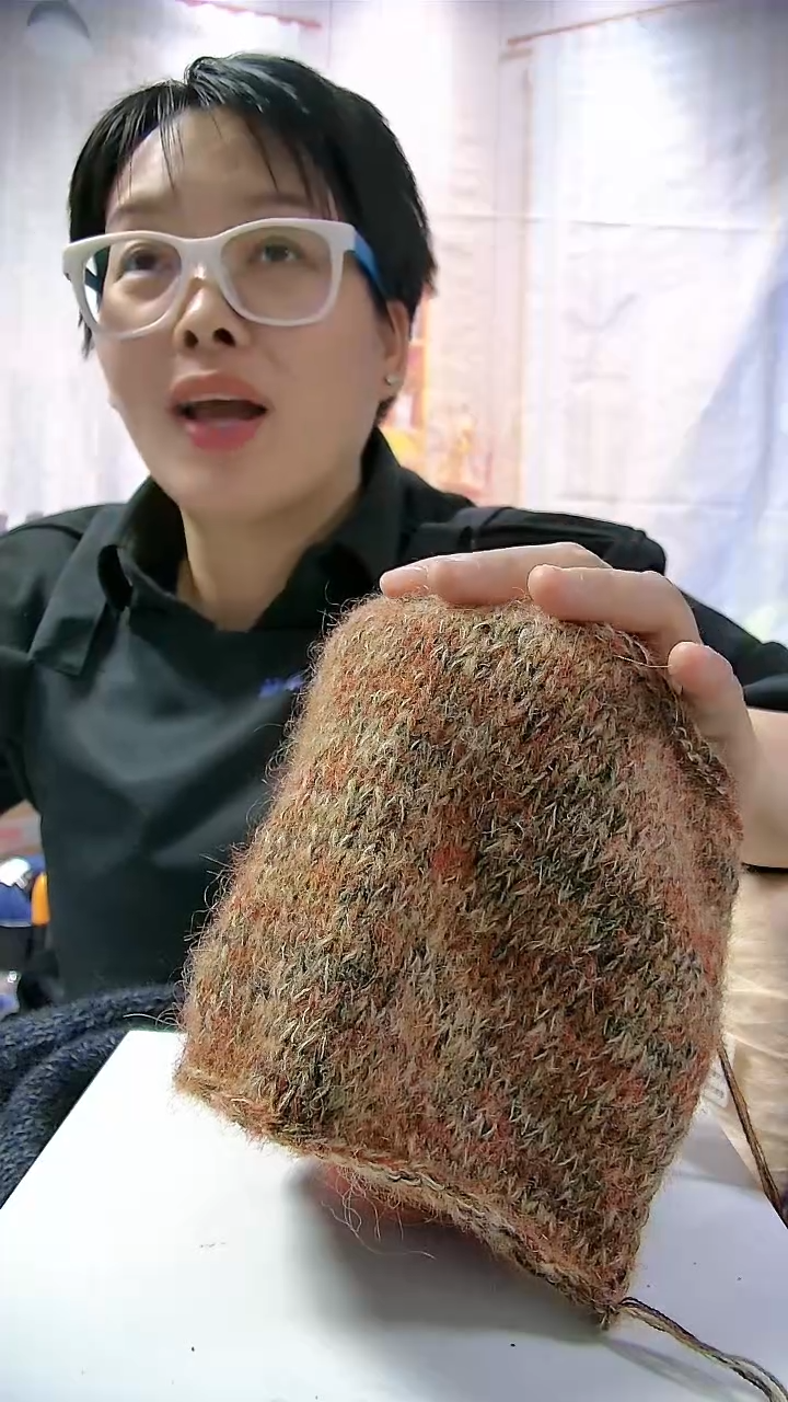 【G746琉璃糖】新品蝶梦系列山羊马海毛1桶（0.5斤）(适用5.5mm针) 