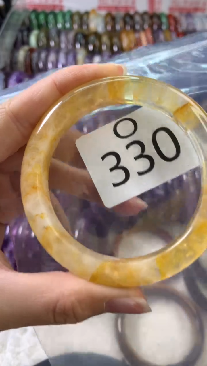 【闪购商品】水晶水晶手镯O未镶嵌330-54