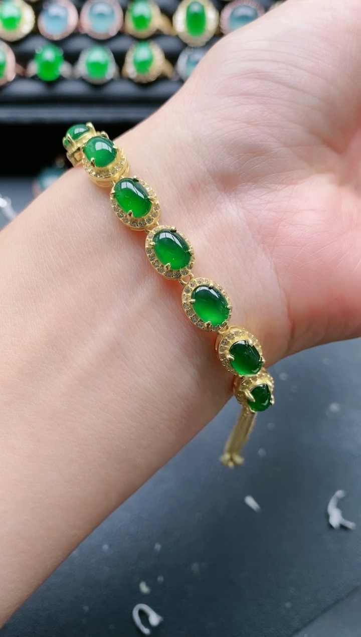 【闪购商品】翡翠戒指银S925镶嵌11111