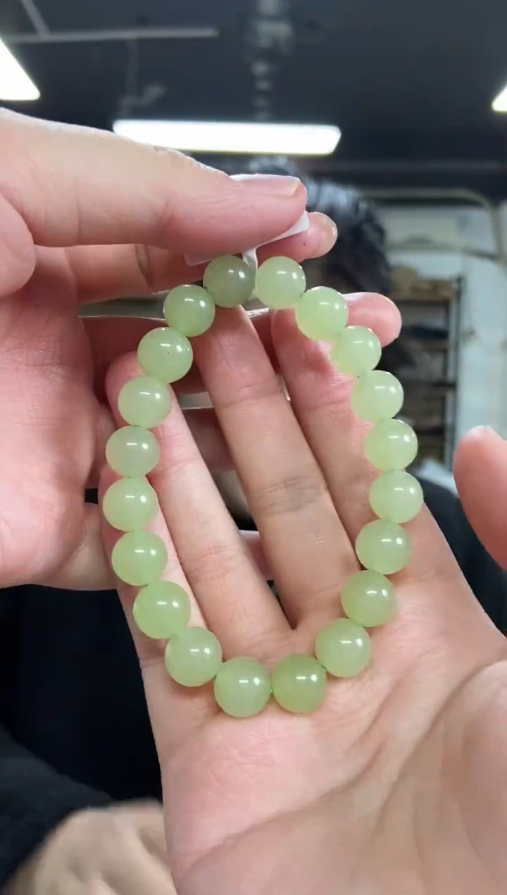 【闪购商品】和田玉手串未镶嵌多样性发其一颜色微差