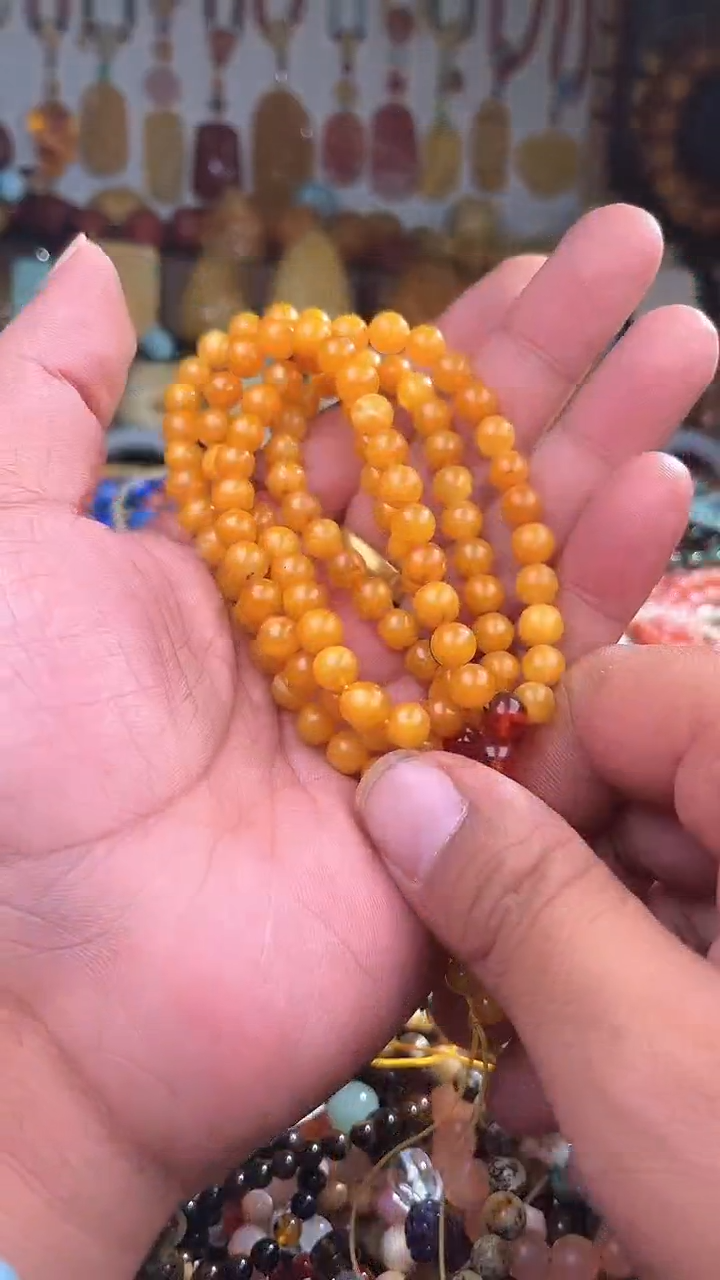 裸石琥珀未镶嵌 一物一拍 163988