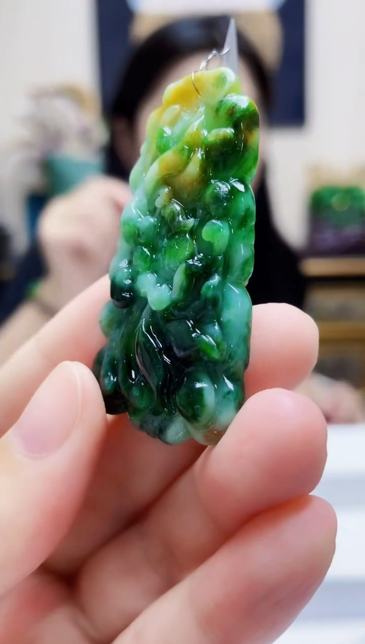 未镶嵌定制翡翠吊坠118