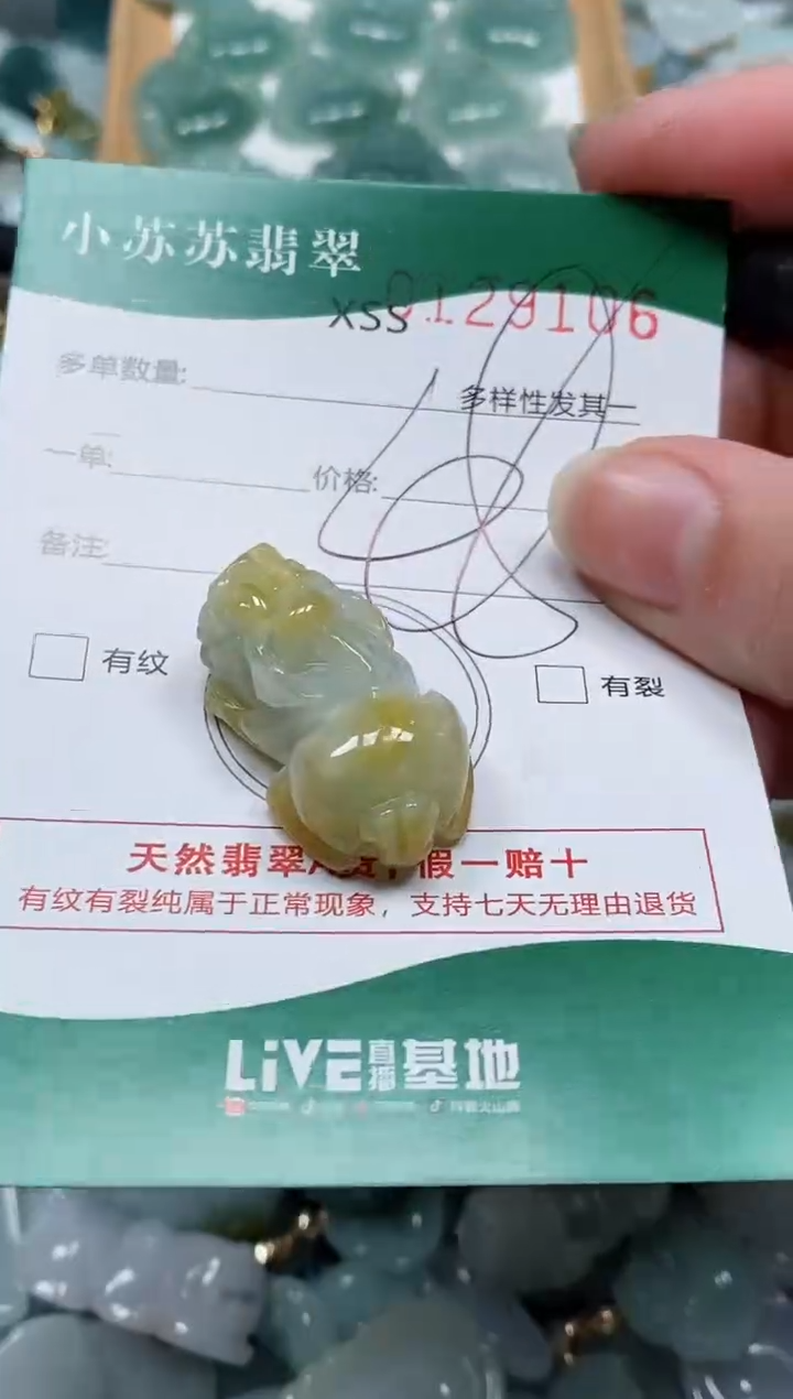 【闪购商品】翡翠颈饰未镶嵌闪购商品0129106