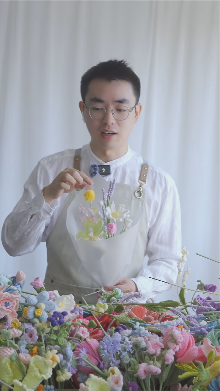 【6】猫三的小花园 钩织花艺