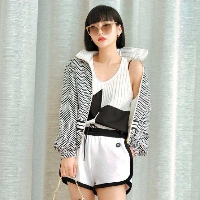 未使用 LouisVuitton/路易威登 J20065 22款满印桑蚕丝外套40 M码