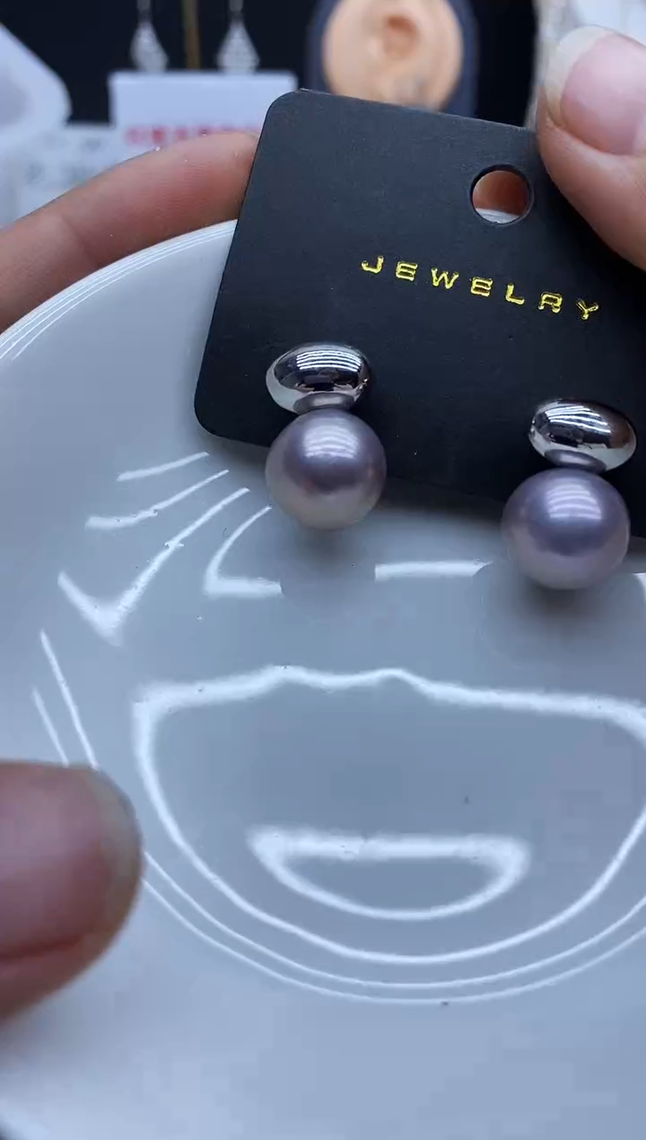 未镶嵌耳饰淡水珍珠耳环多样性发其一