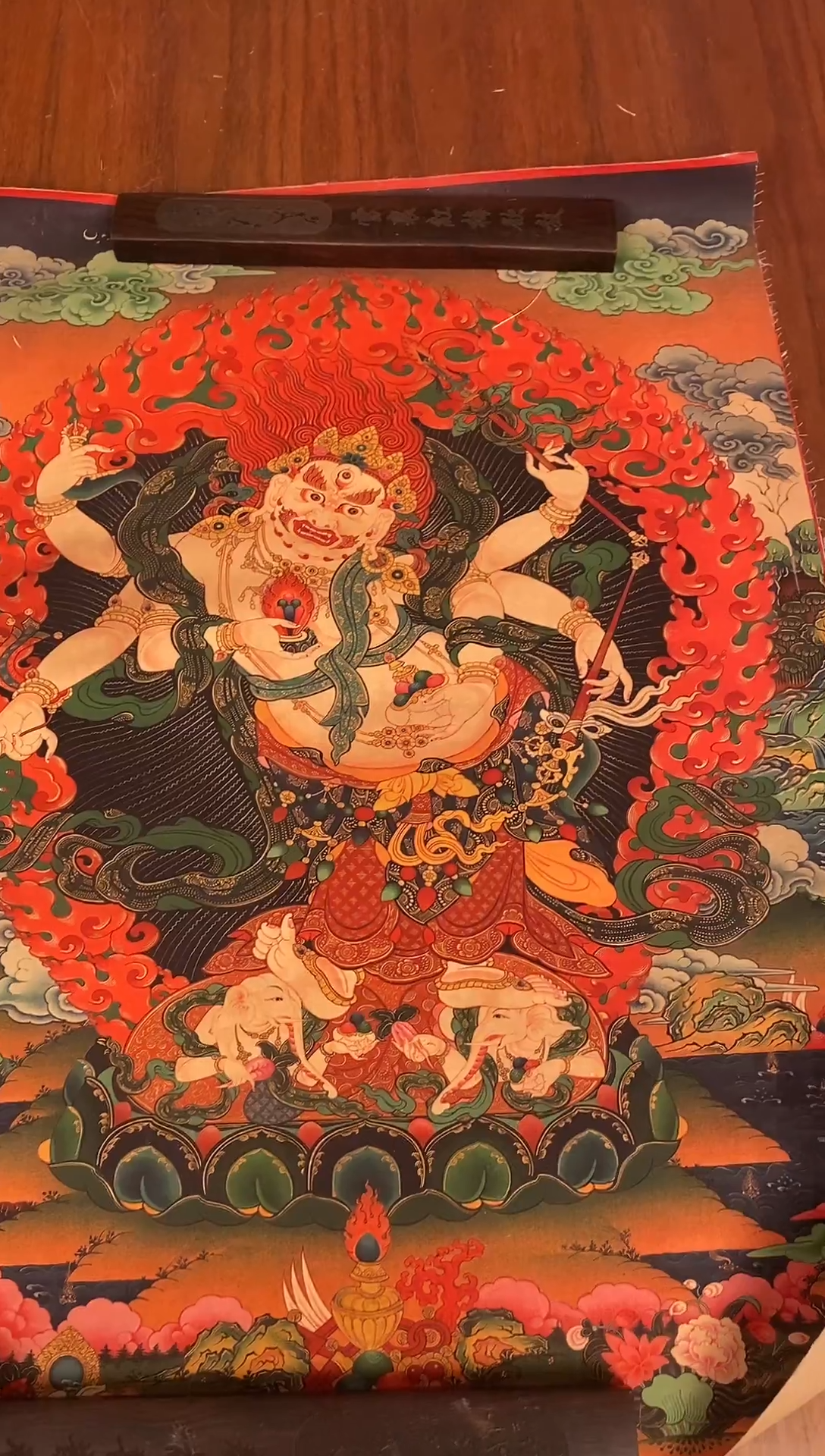 装裱画精美唐卡tk16038