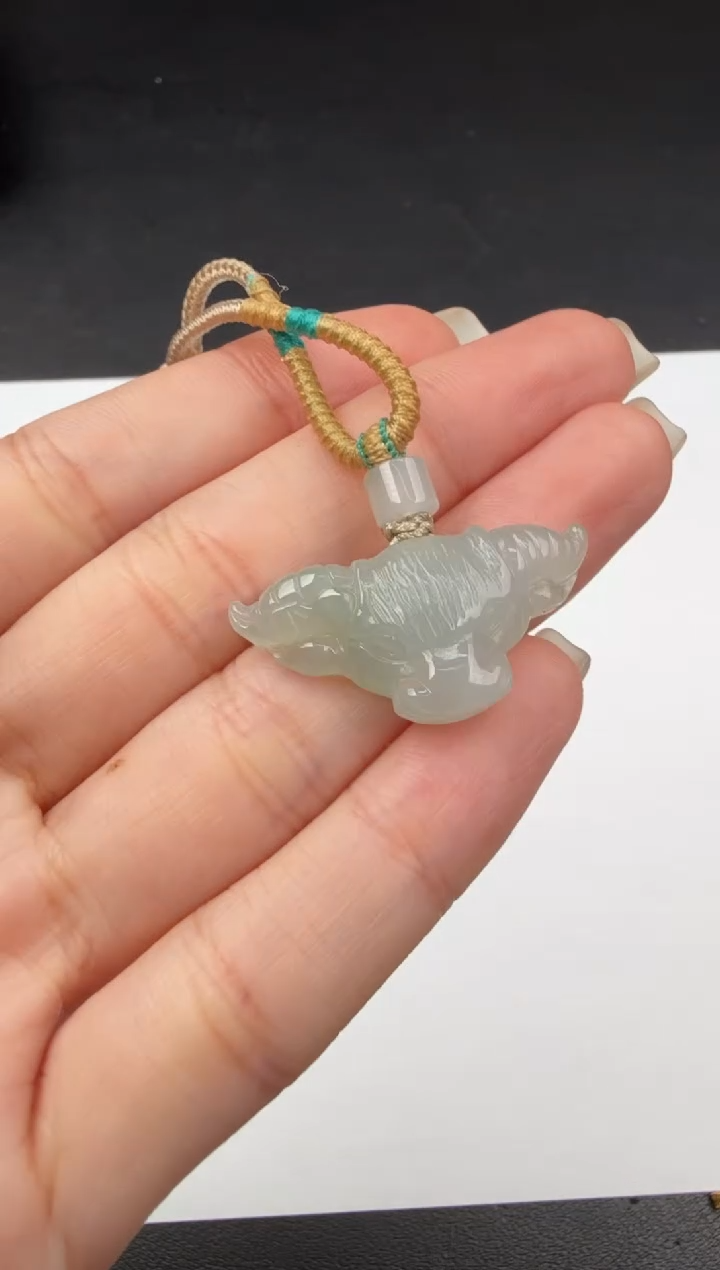 吊坠(不含链)未镶嵌翡翠翡翠饰品-23