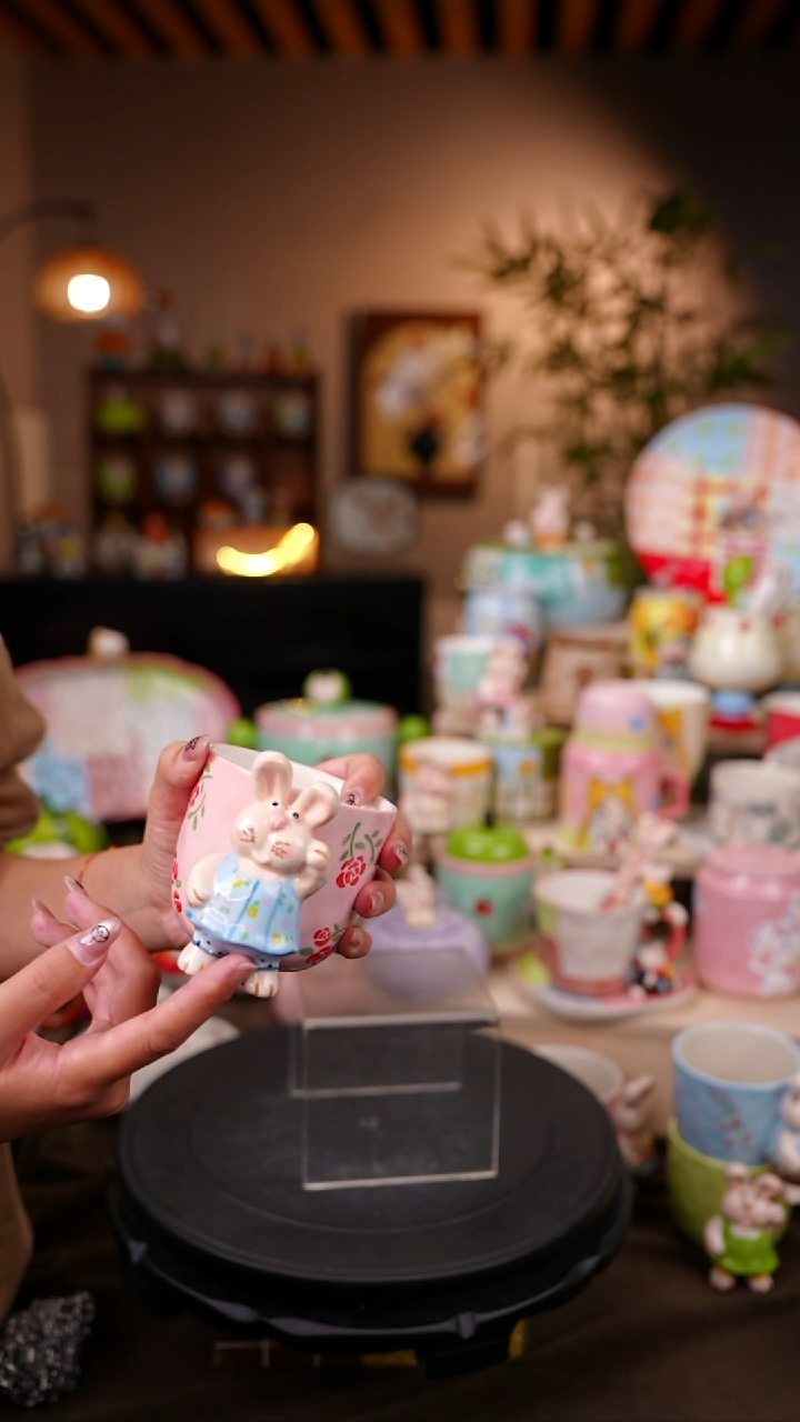 瓷初屿手绘陶瓷餐具