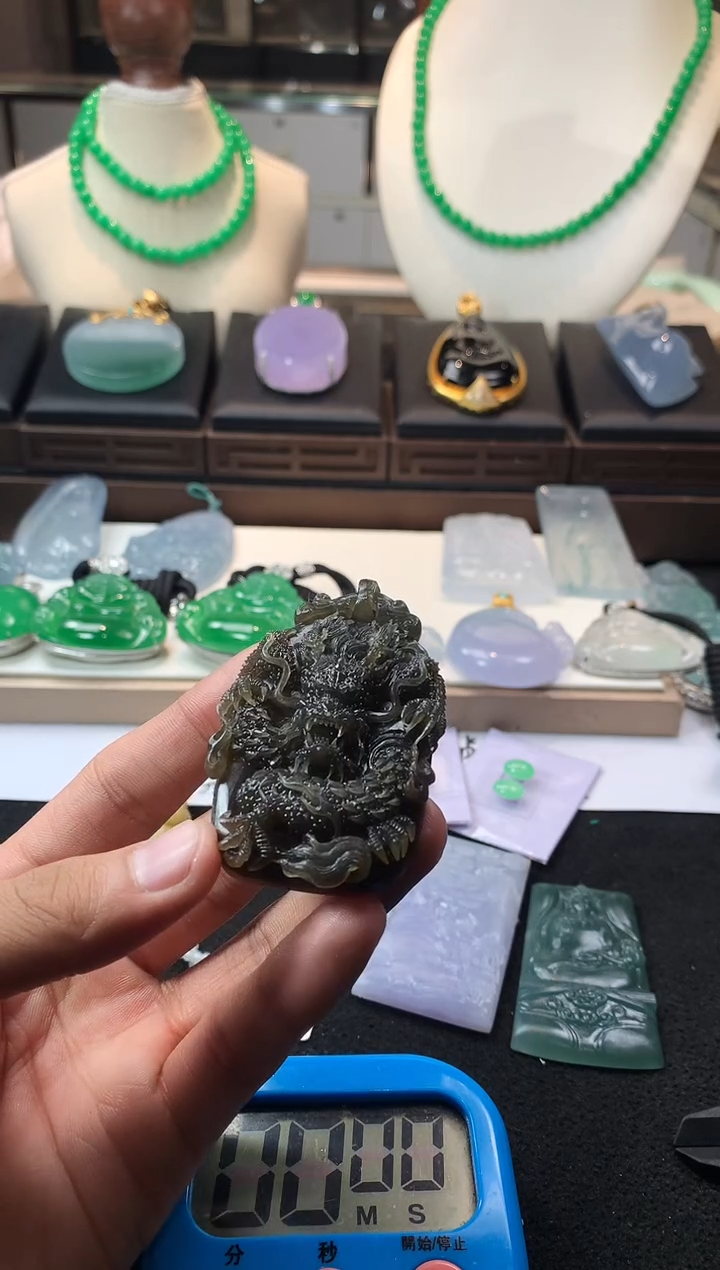 未镶嵌定制翡翠管****️  S毛货不退不换