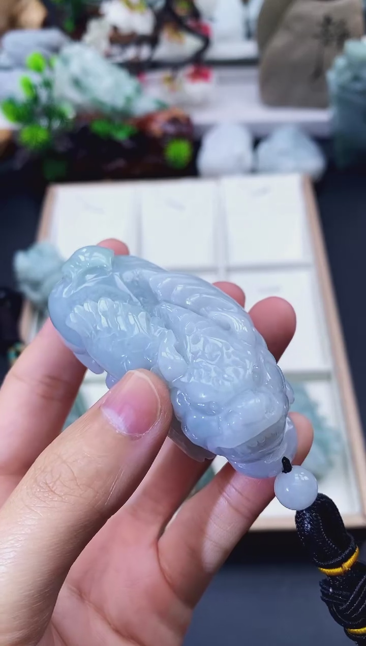颈饰未镶嵌翡翠天然缅甸A货翡翠