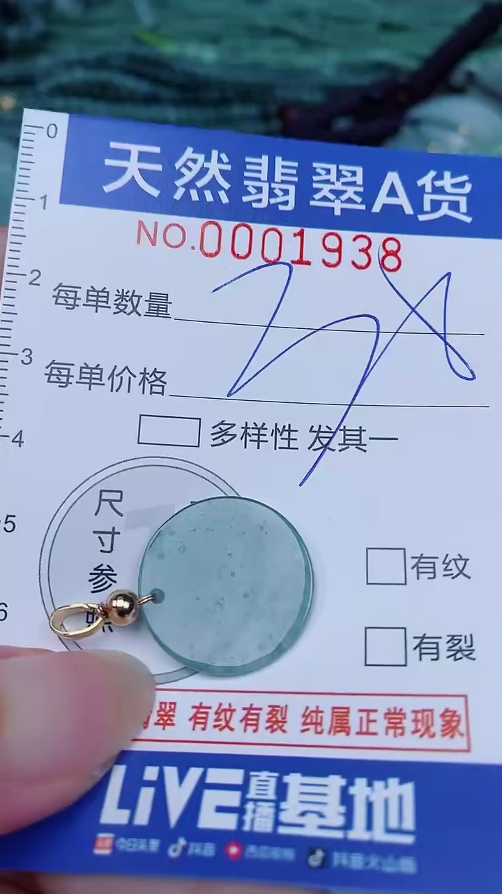 翡翠未镶嵌颈饰00001938