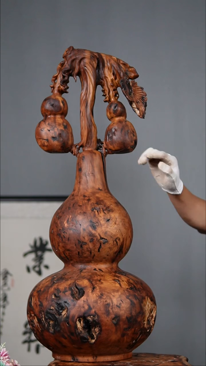 枣木天****8百年鸡心枣木葫芦高85