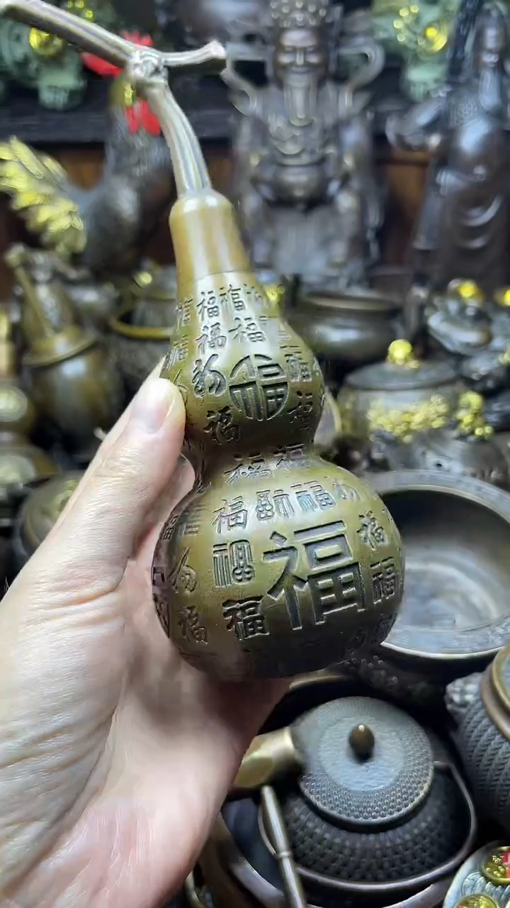 闪购链接，点击下单，有运费险，铜摆件