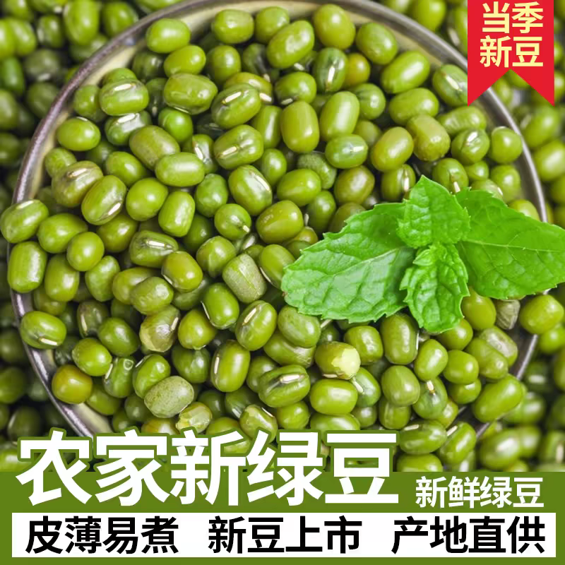 东北小绿豆新货五谷杂粮发豆芽粥原料专用豆子农家绿豆汤