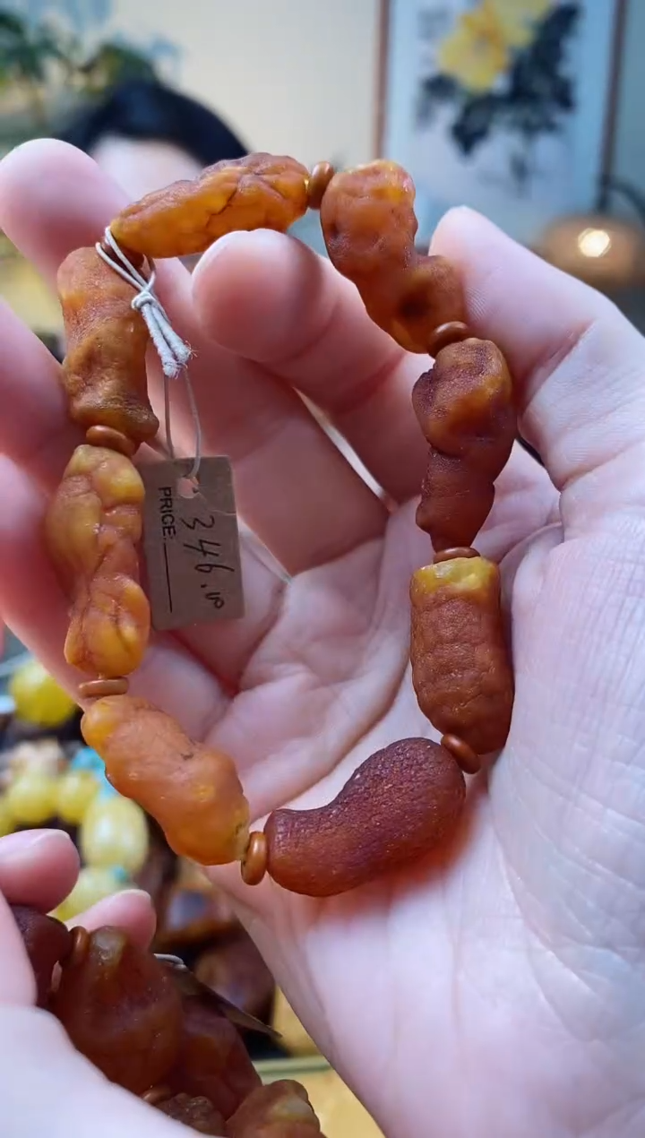 【闪购商品】琥珀手串未镶嵌手串