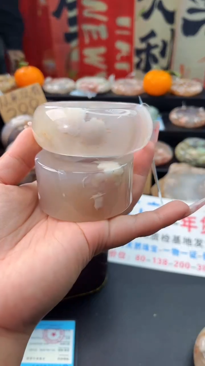【闪购商品】石英质玉手镯未镶嵌赠送镯心（60圈口）