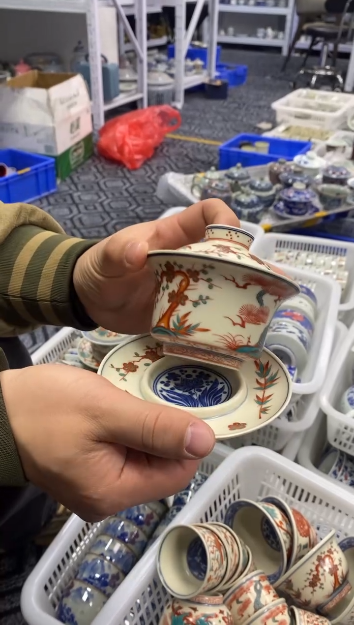 摆件陶景德陶瓷茶具容量约150