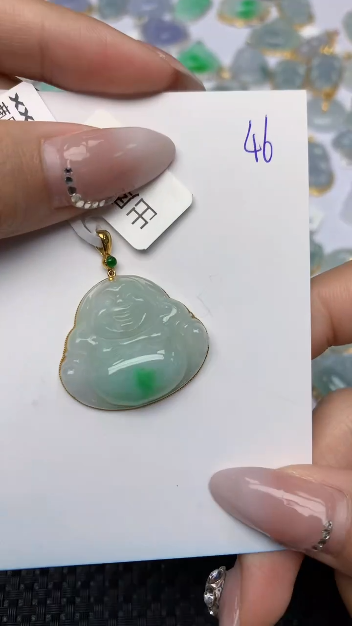 【闪购商品】翡翠颈饰未镶嵌 天然翡翠A货