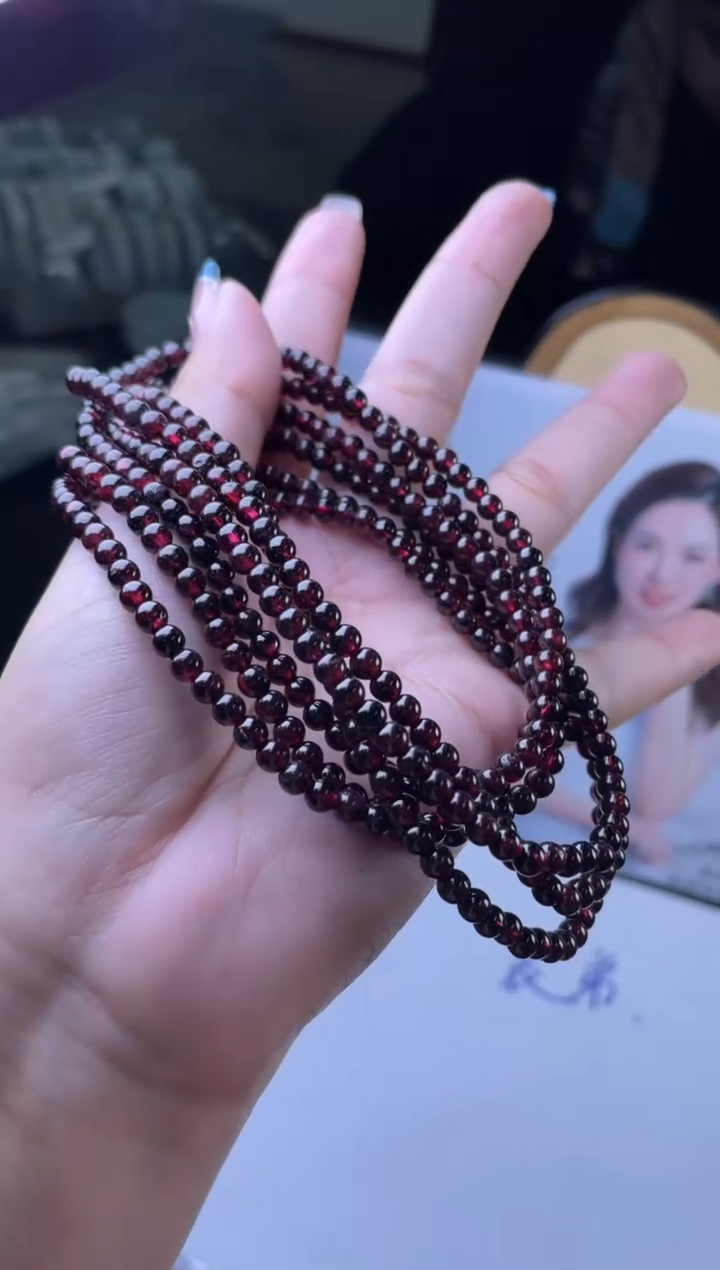 【闪购商品】石榴石颈饰未镶嵌多样性发一件H4