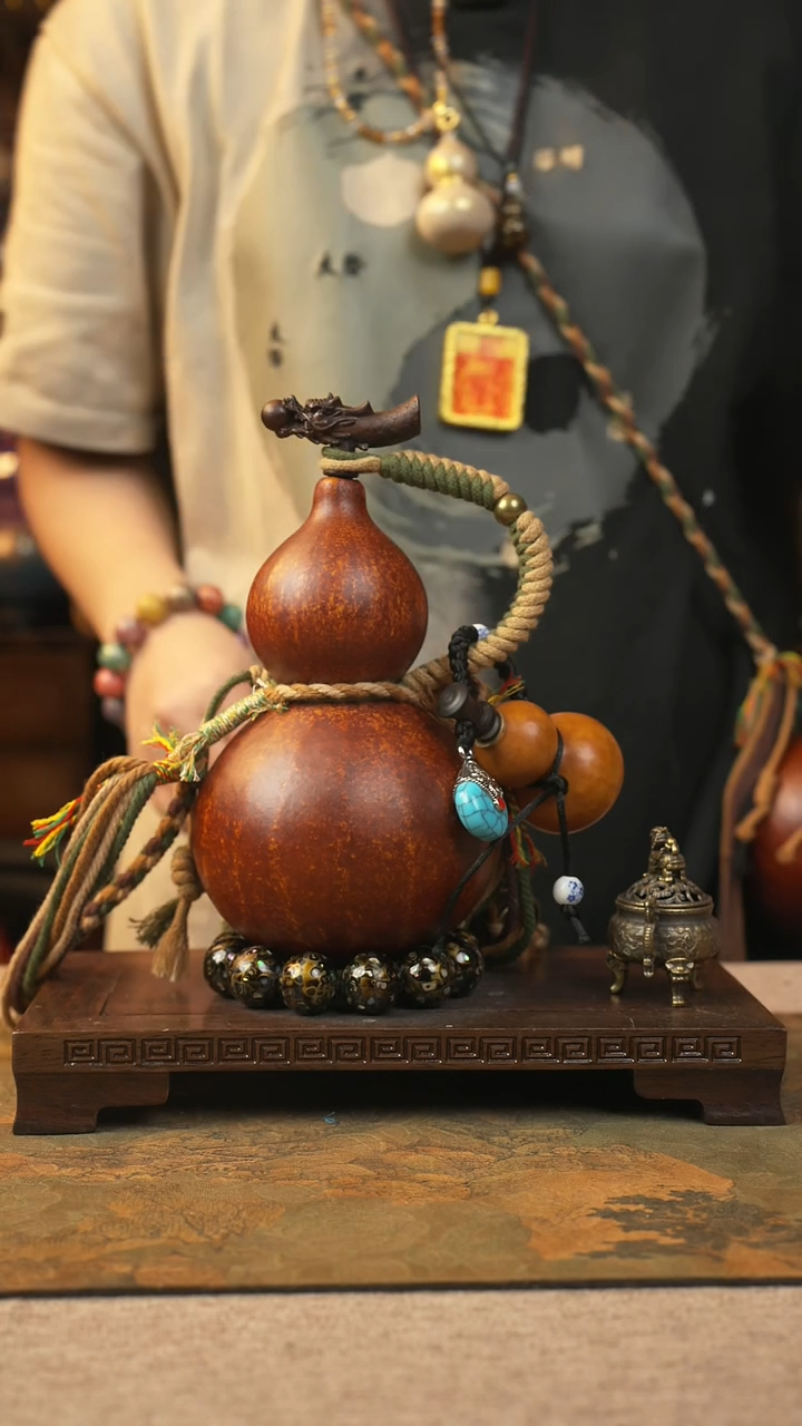 280大漆一物一拍记葫堂出品[不带手串】