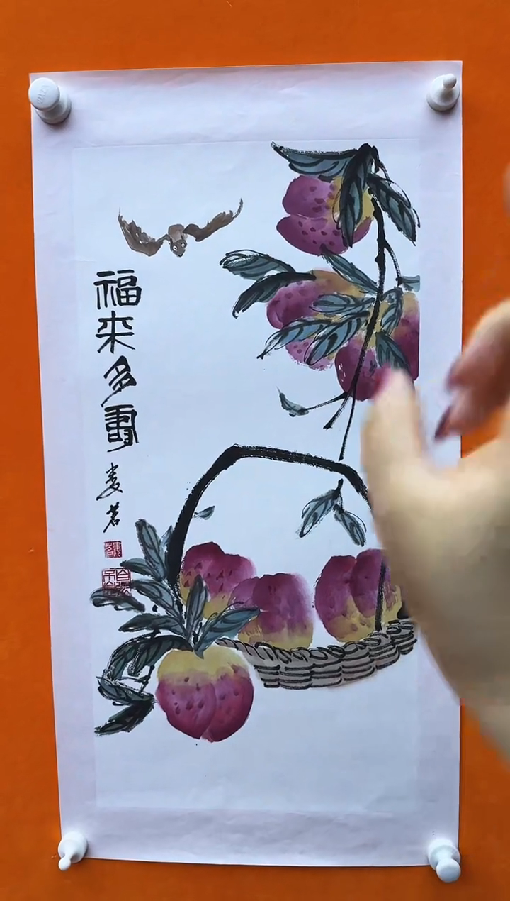国画娄茗精品绘画作品8