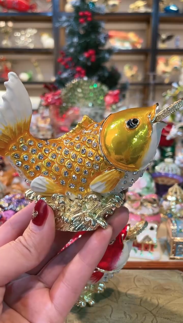 【闪购商品】珐琅彩首饰收纳盒