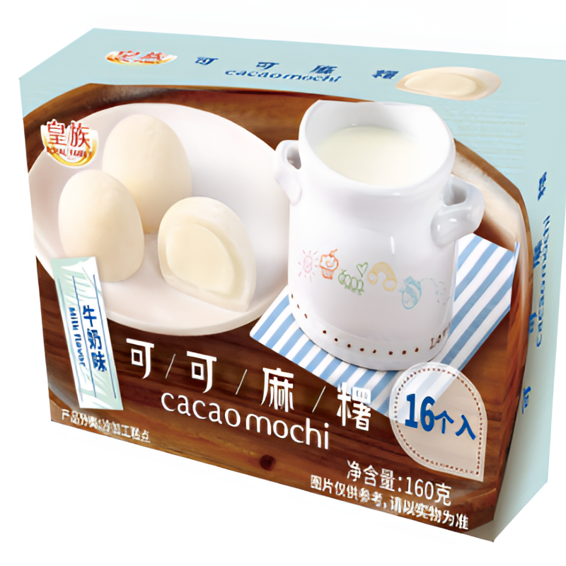 【到期7月28】皇族可可麻糬（牛奶味）160g*4