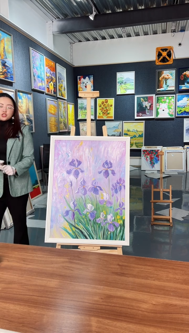 【闪购商品】油画34号 60*80 花-手绘油画