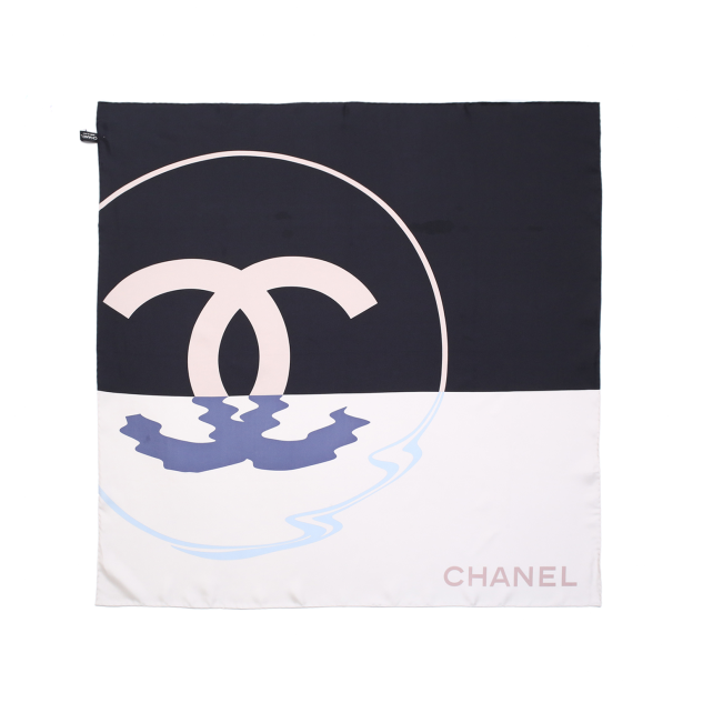 全新未使用 Chanel/香奈儿 小花念念 Chanel 90*90 丝巾 桑蚕丝