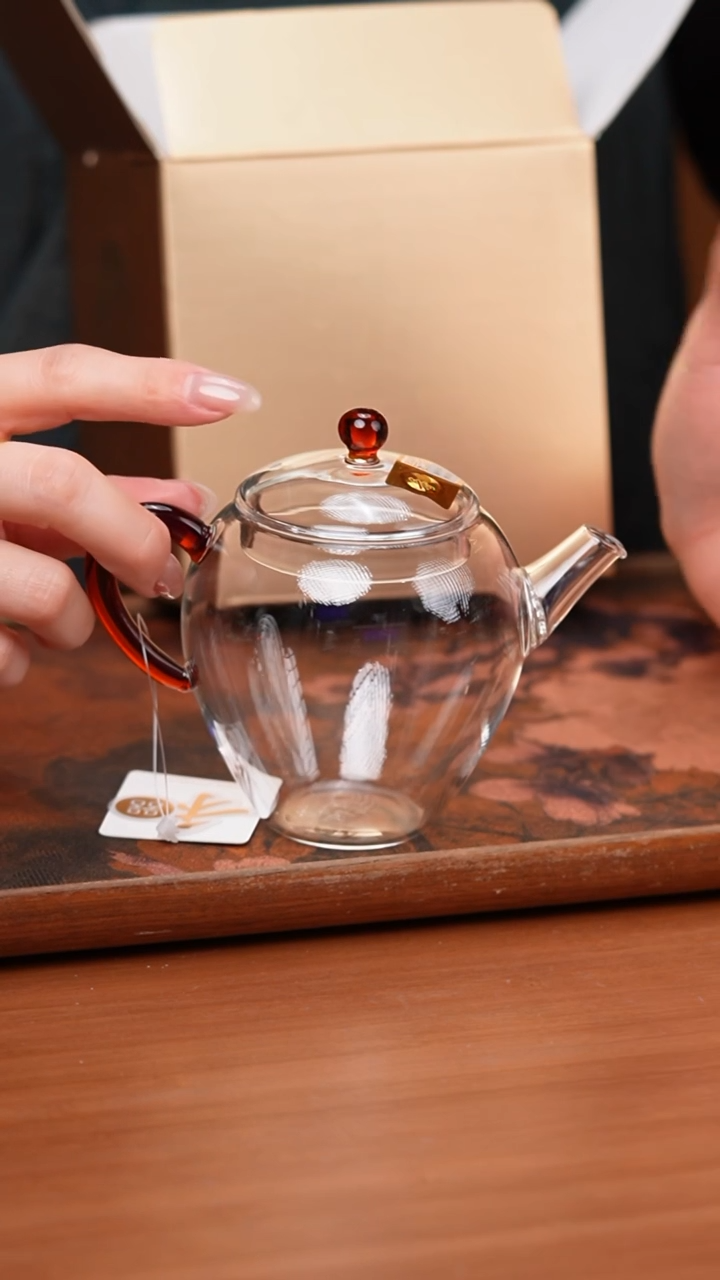 【闪购商品】禾器/晶彩文巧壶/琥珀色