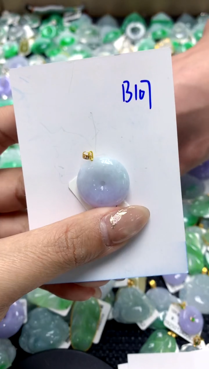 【闪购商品】翡翠颈饰18K金镶嵌1111111111111111