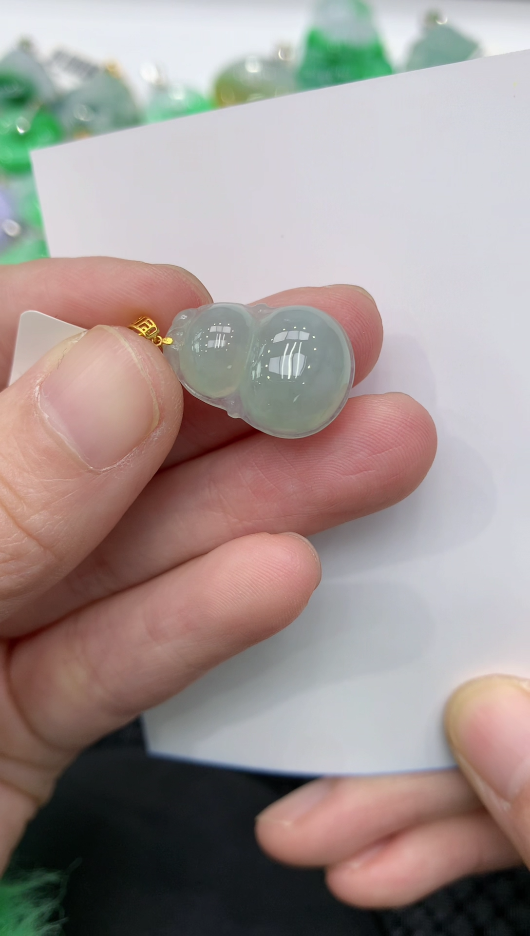 【闪购商品】翡翠颈饰18K金镶嵌111111111