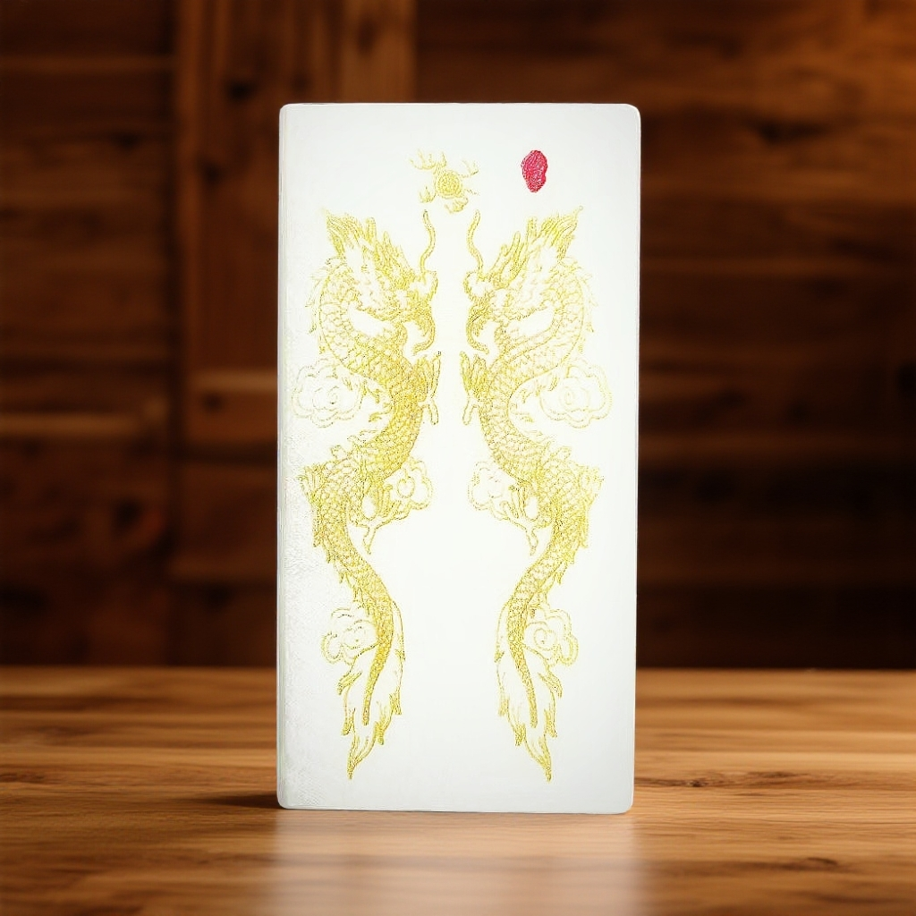 【抖音质检先鉴后发一物一证】正品天然和田玉白玉一斤以上二龙戏珠