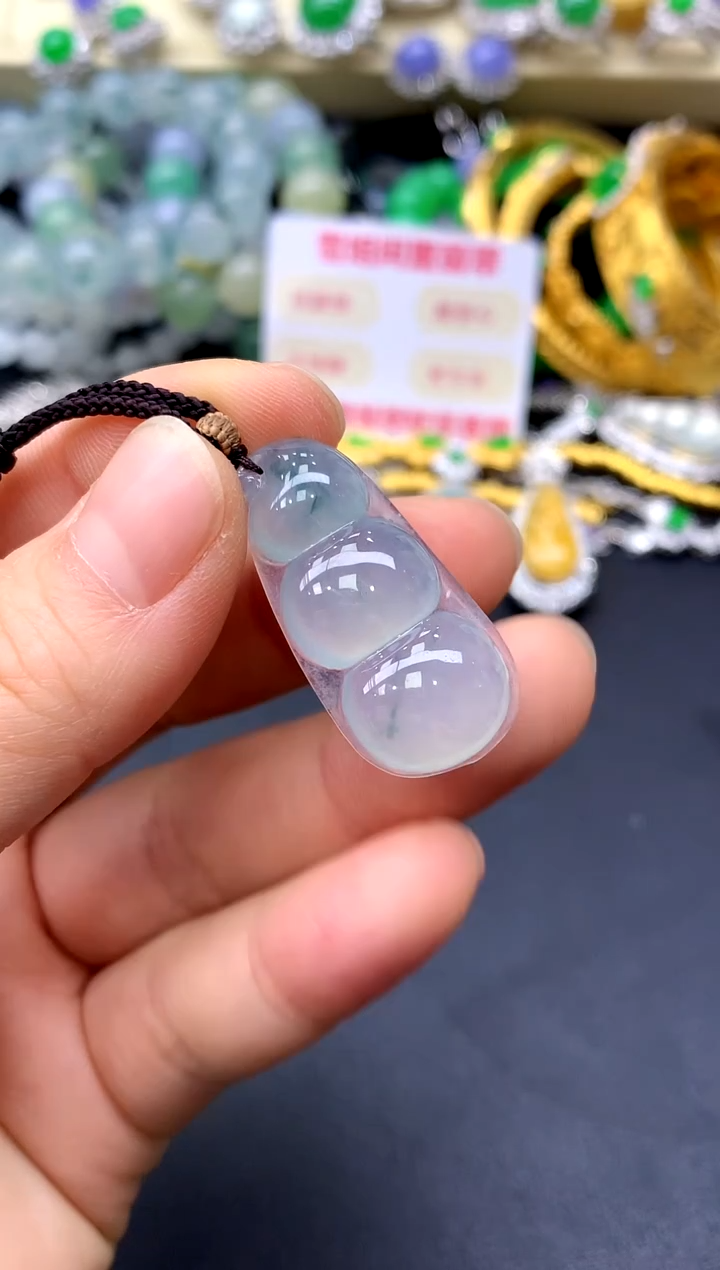 颈饰未镶嵌翡翠355-中国好珍宝