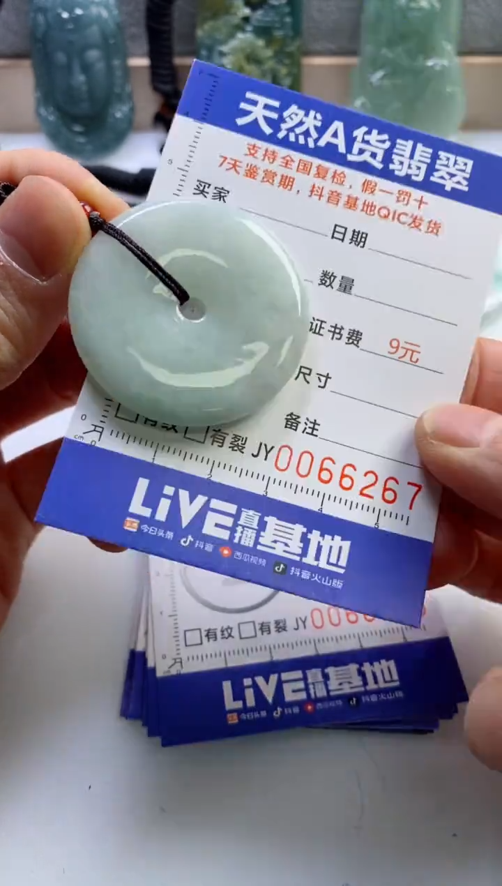 【闪购商品】翡翠挂件未镶嵌         