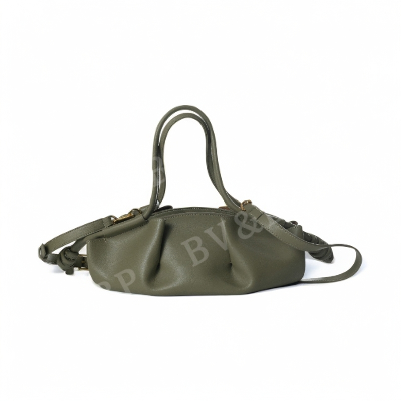 2025爆款百搭轻奢手提单肩斜跨女包BV2300-1-绿色