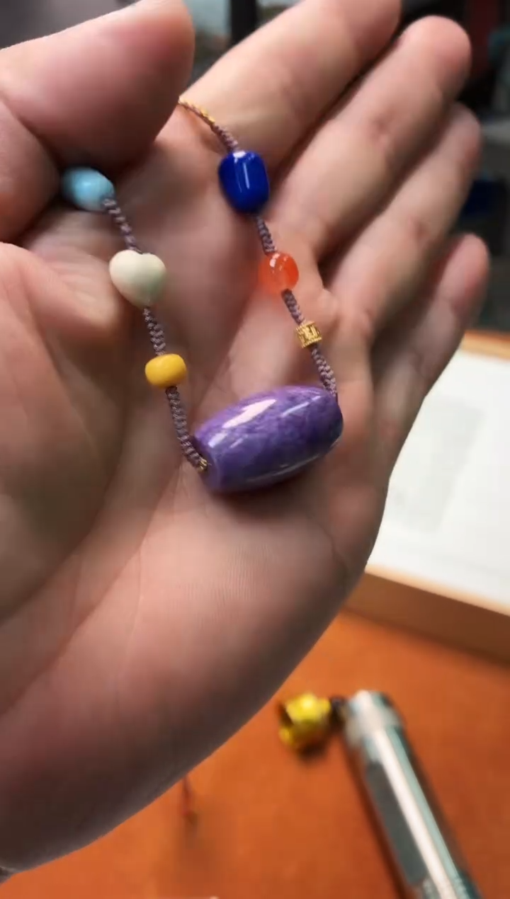 查罗石（紫龙晶）未镶嵌吊坠(赠链)Z47