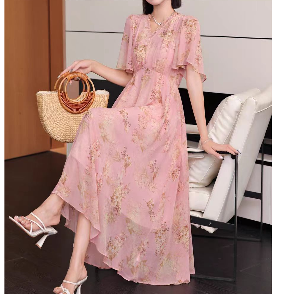 夏季女士女士连衣裙 长款连衣裙时尚新款99690