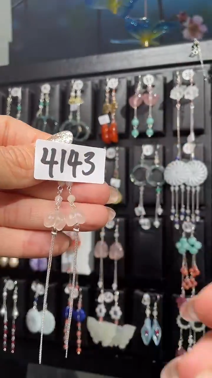 银S925镶嵌耳饰紫晶喜欢拍