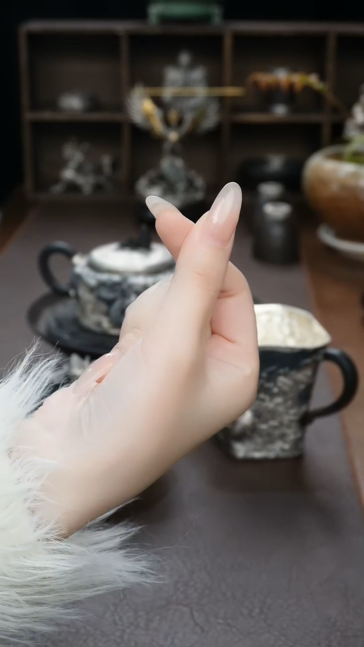 【闪购商品】境秋银壶主人杯高定