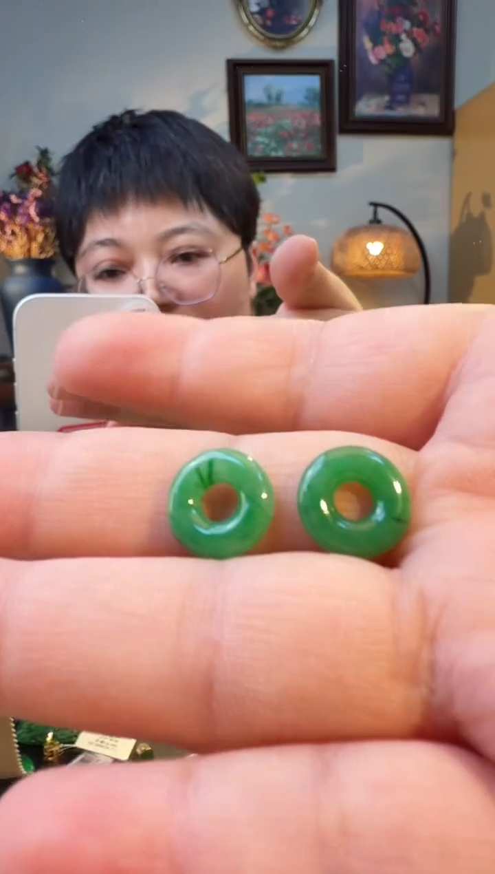 颈饰未镶嵌翡翠甜甜圈