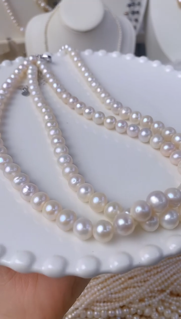 【闪购商品】淡水珍珠颈饰未镶嵌E21