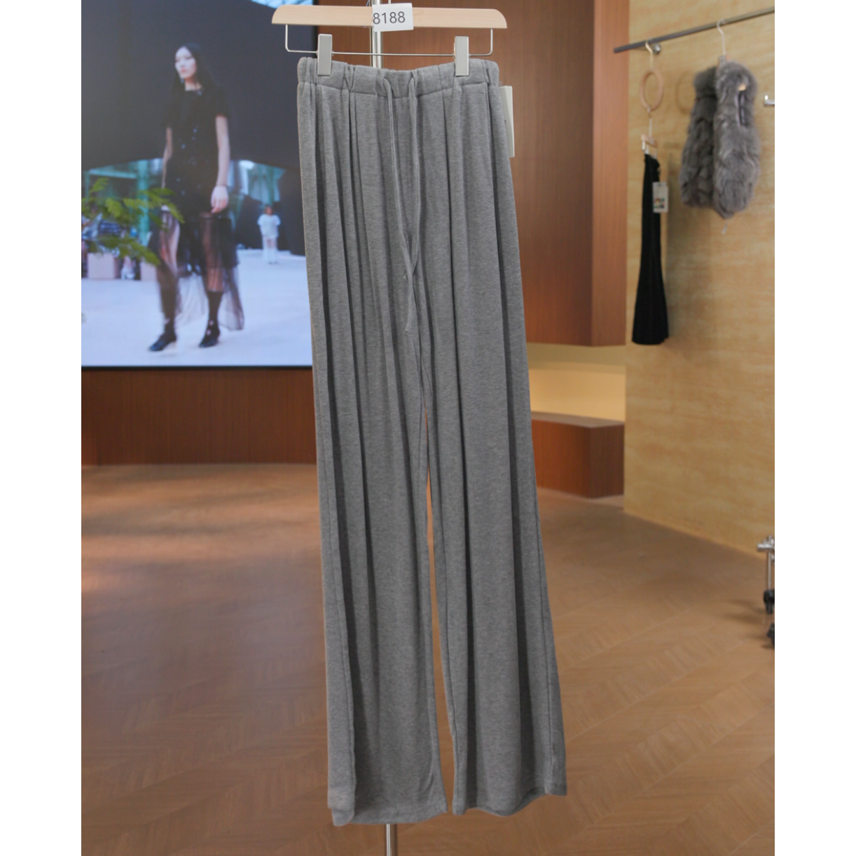 8188灰 秋冬常规款百搭气质休闲裤子