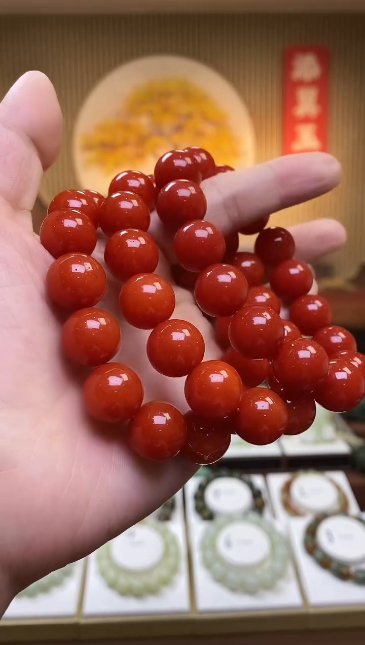 南红玛瑙手串14未镶嵌多样性随机发一