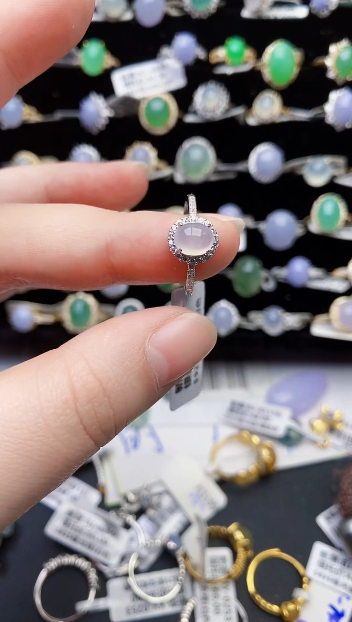 颈饰银S925镶嵌翡翠0515