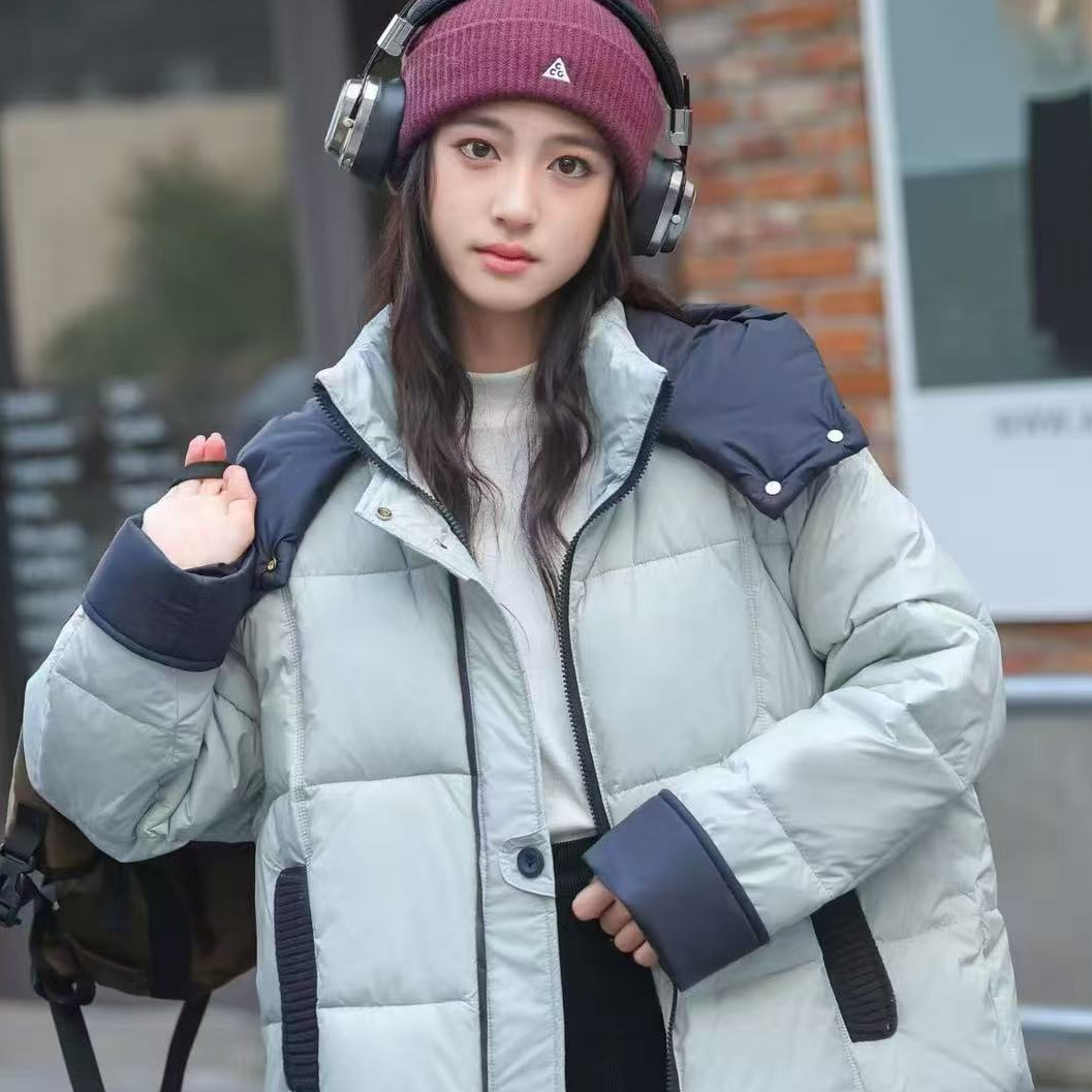 美得意MDY儿童休闲时尚百搭洋气棉服（口袋拼色）