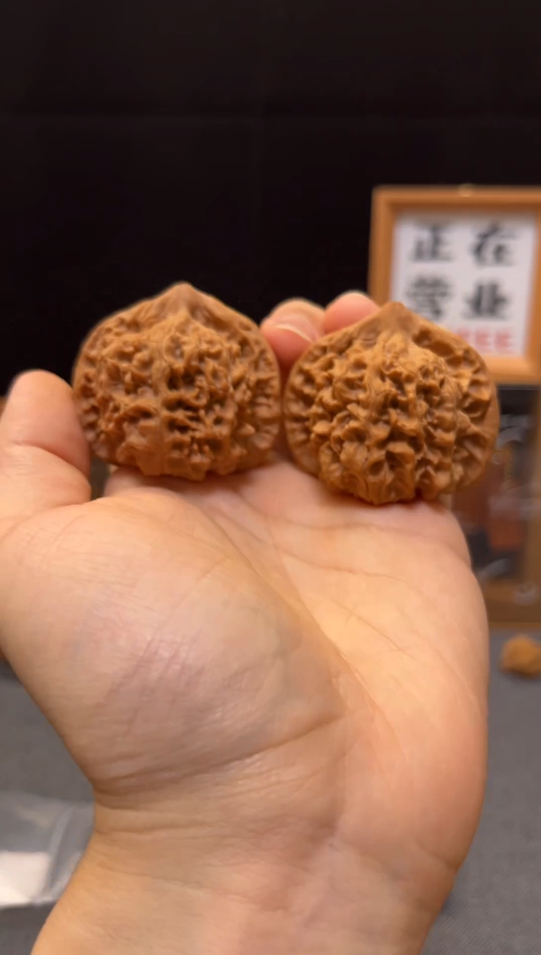 文玩核桃把件官帽