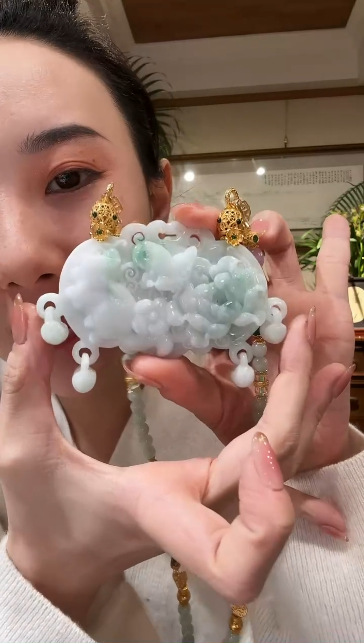 【闪购商品】翡翠颈饰未镶嵌国风