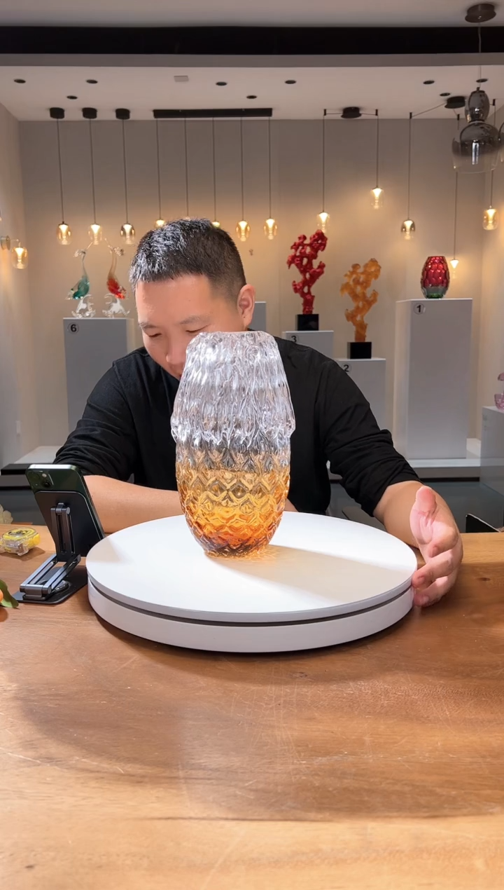 【闪购商品】茶宠巴比特美学 茶金艺术花器 小号